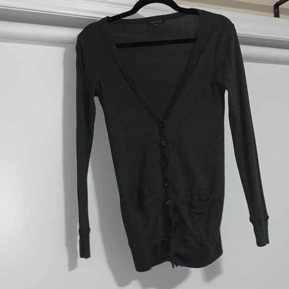 Aritzia dark grey cardigan - Picture 2 of 6